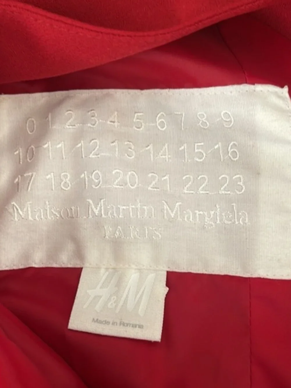 Maison Martin Margiela for H&M limited edition red gown - Picture 6 of 8